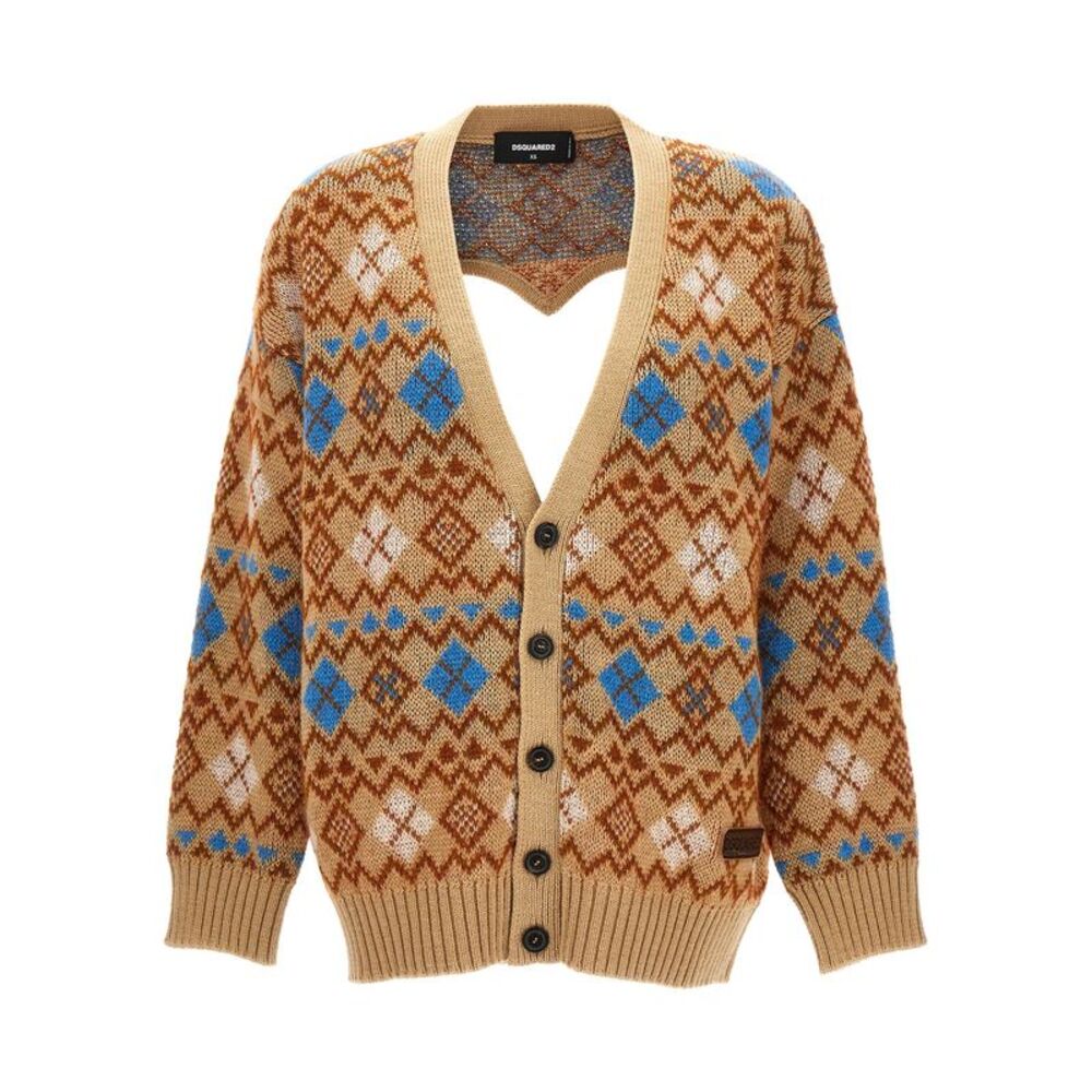 Dsquared² Multicolor Wool Women's Cardigan